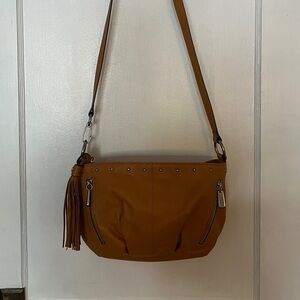 Brown Leather Crossbody Bag